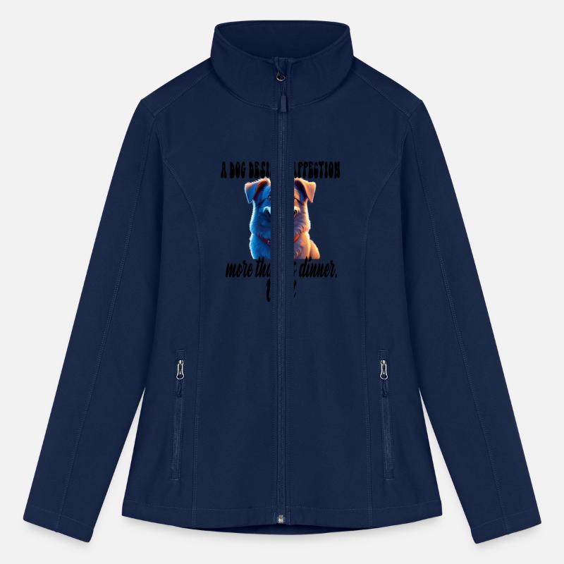 A dog desires affection more than its dinner. Well