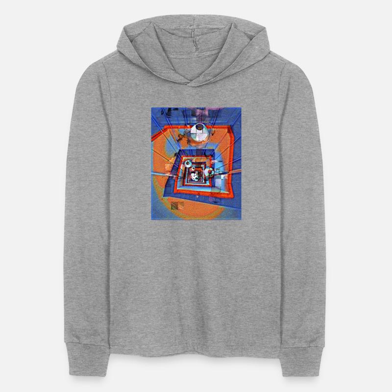 Abstract design of staircase and lights