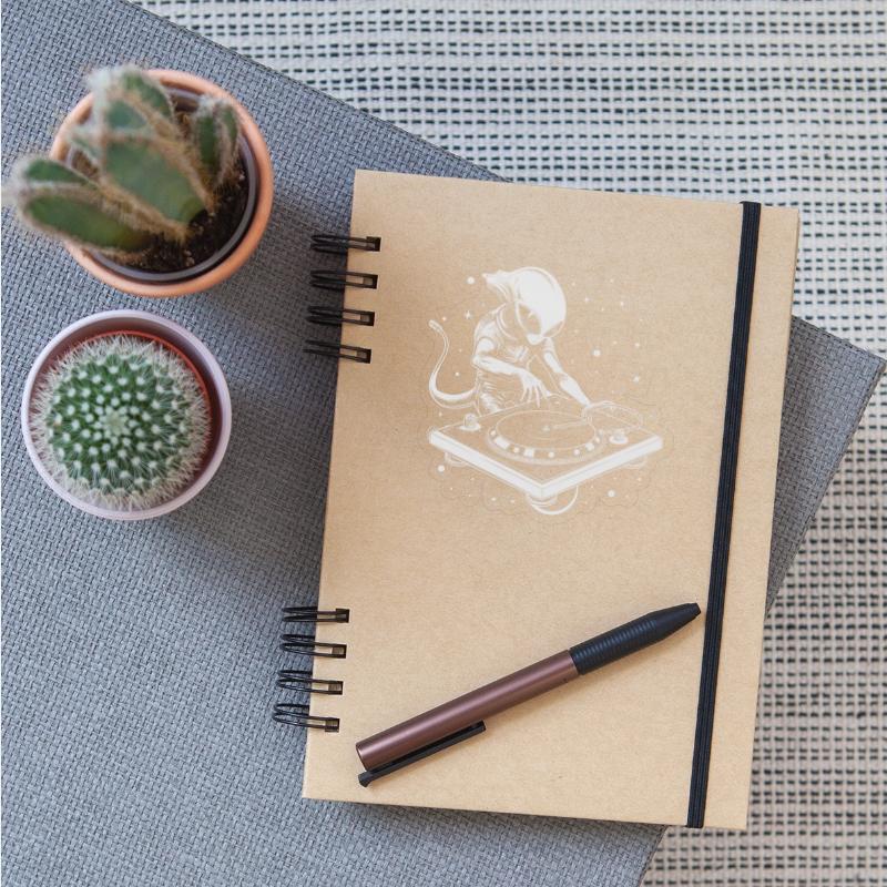 Alien Playing Turn Table Party