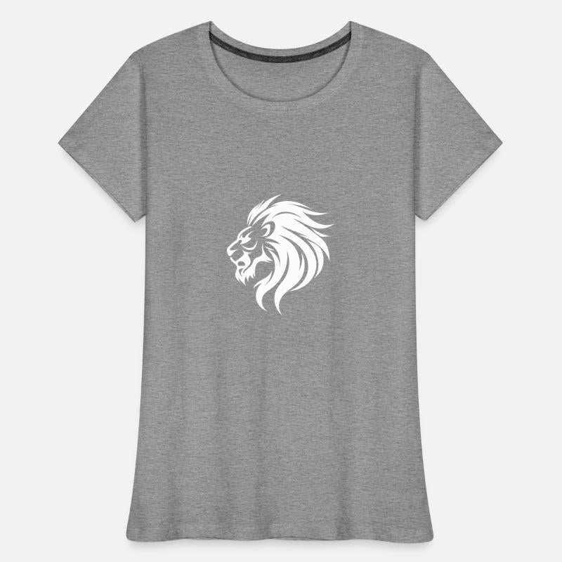 Angry Lion Head Tattoo Style Waving Mane