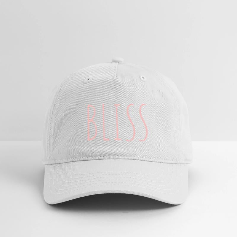 BLISS minimalistic pink typography
