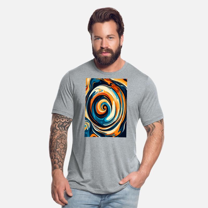 Blue Serenity with Golden Tides