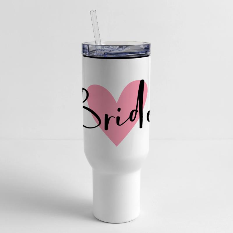 Bride pink heart hen party