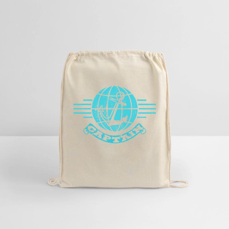 Captain anchor nautical blue color