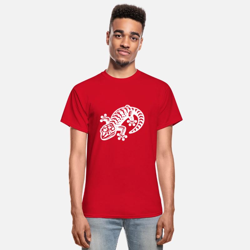 Clever Gecko In Tattoo Style