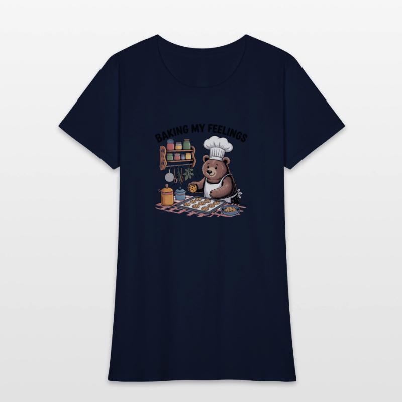 Cookie-Loving Chef Bear Design