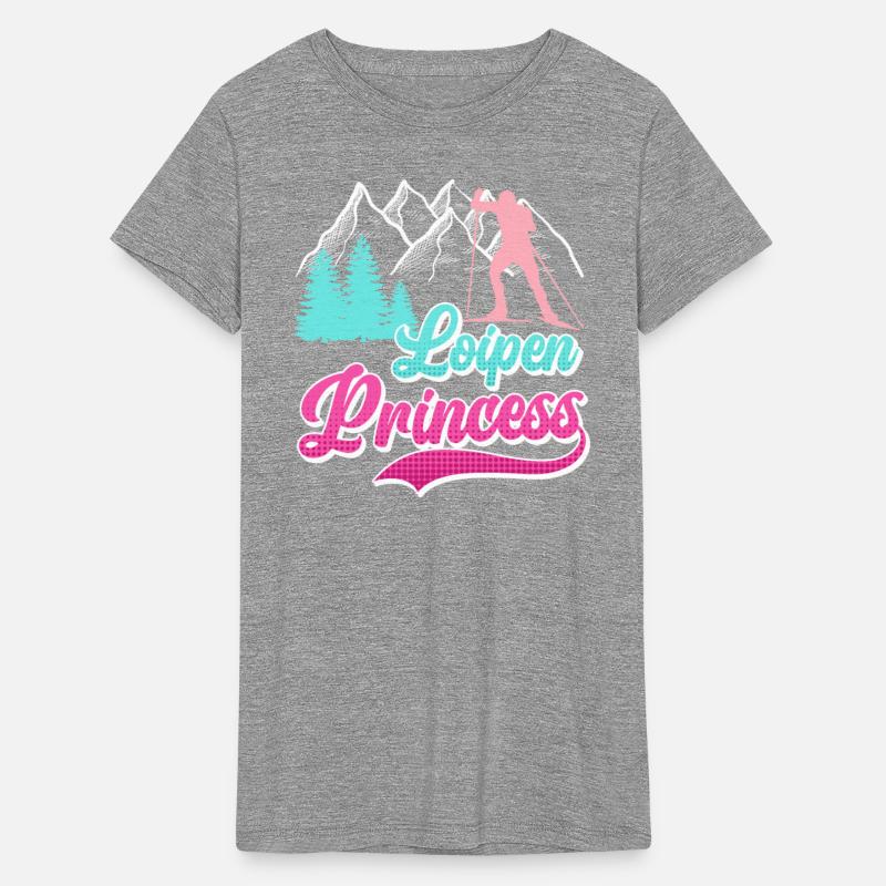 Cross Skiing Princess Women Skiing Lover Ski Slope