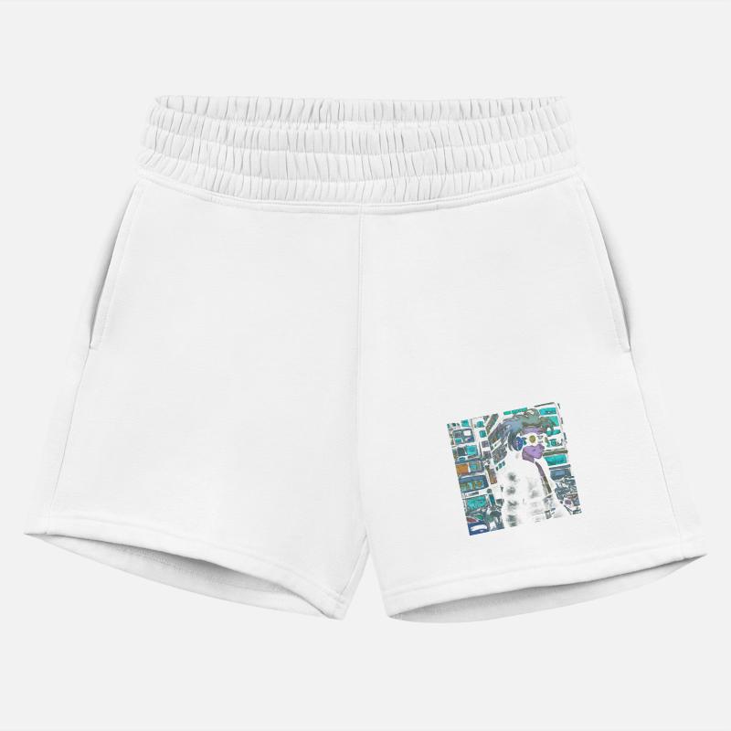 Cyberpunk Street Wanderer with Futuristic Goggles