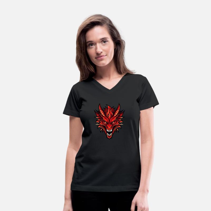 Dragon, mystical, gamer, logo, mascot
