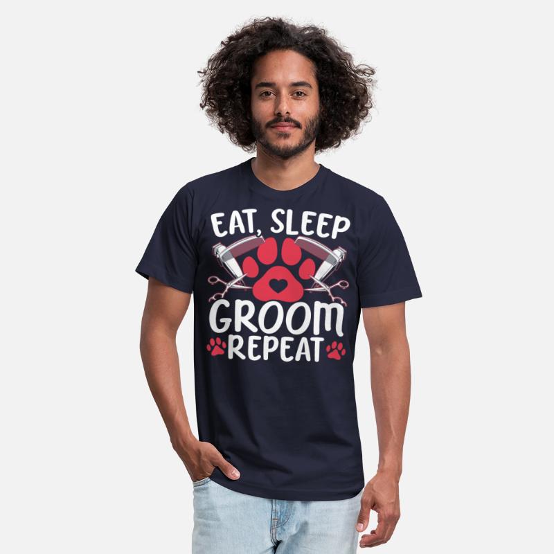 Eat Sleep Groom Repeat Pet Grooming Dog Groomer