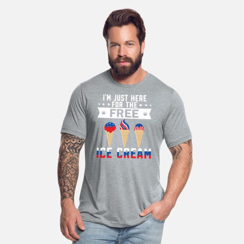 Free Ice Cream Funny 4th Of July