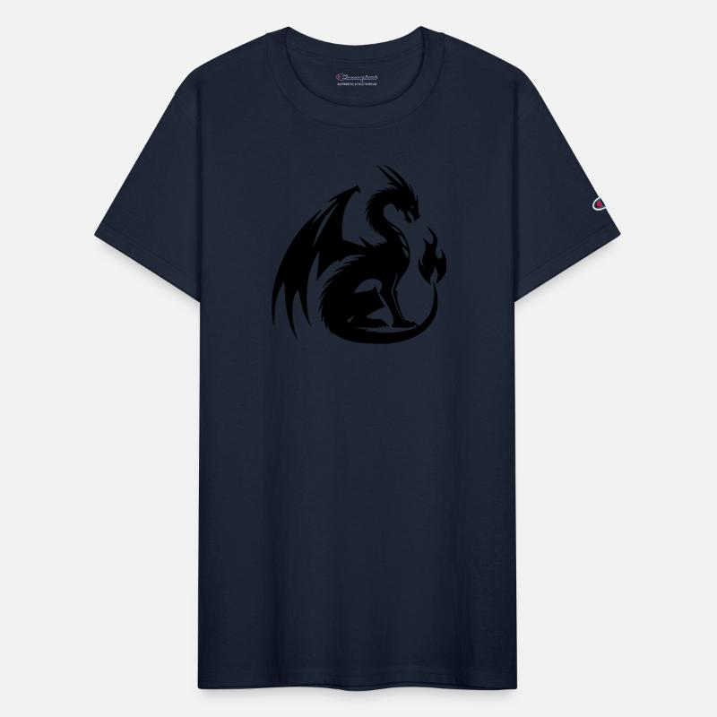 Furious Dragon With Huge Wings And Flame