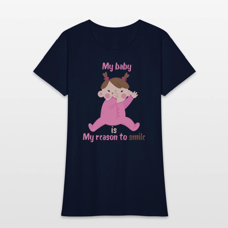 My baby is my reason to smile