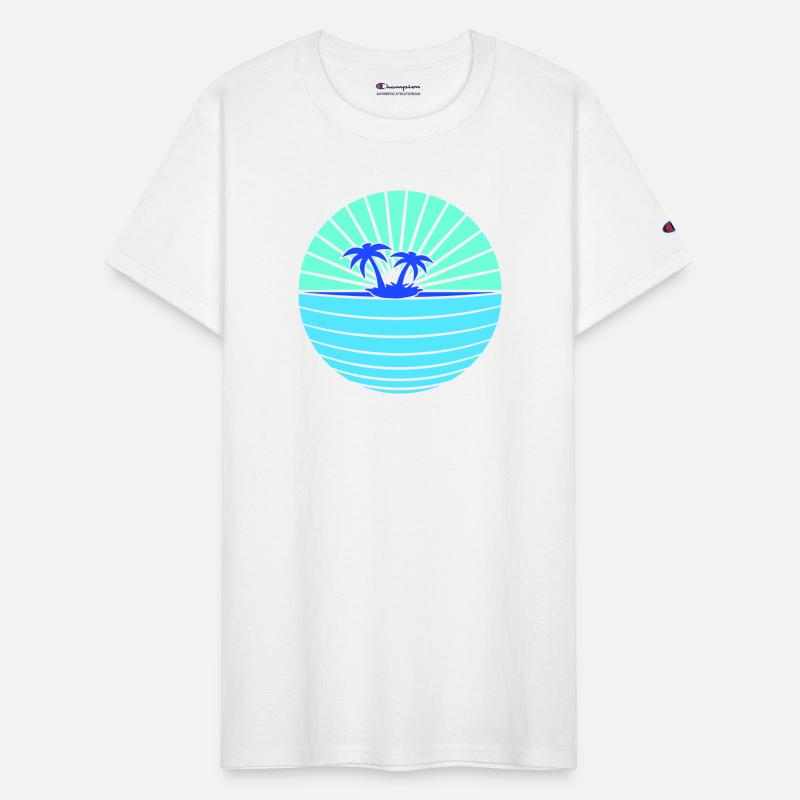 Palm Island Tree Beach Vacation Coconut Sea Cool