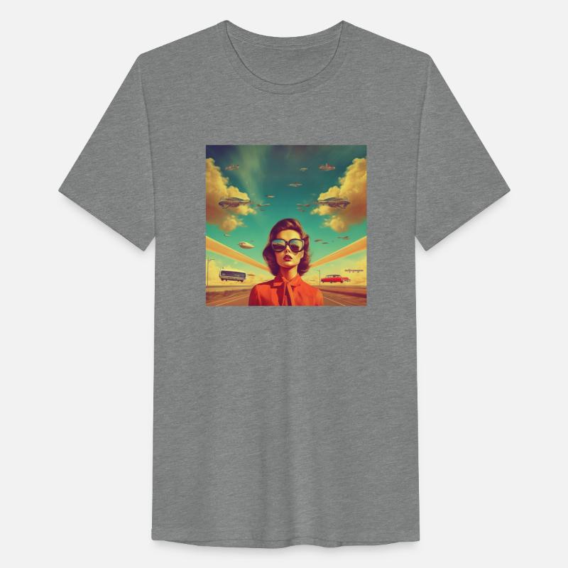 Retro Highway - Stylish woman, big sunglasses