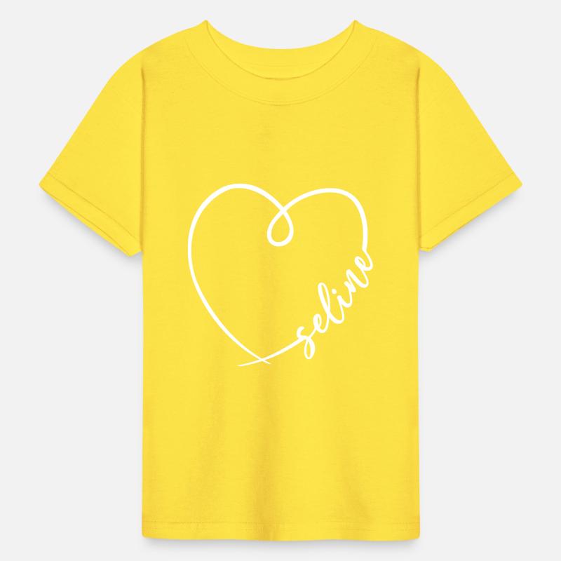 Seline Name Heart Calligraphy