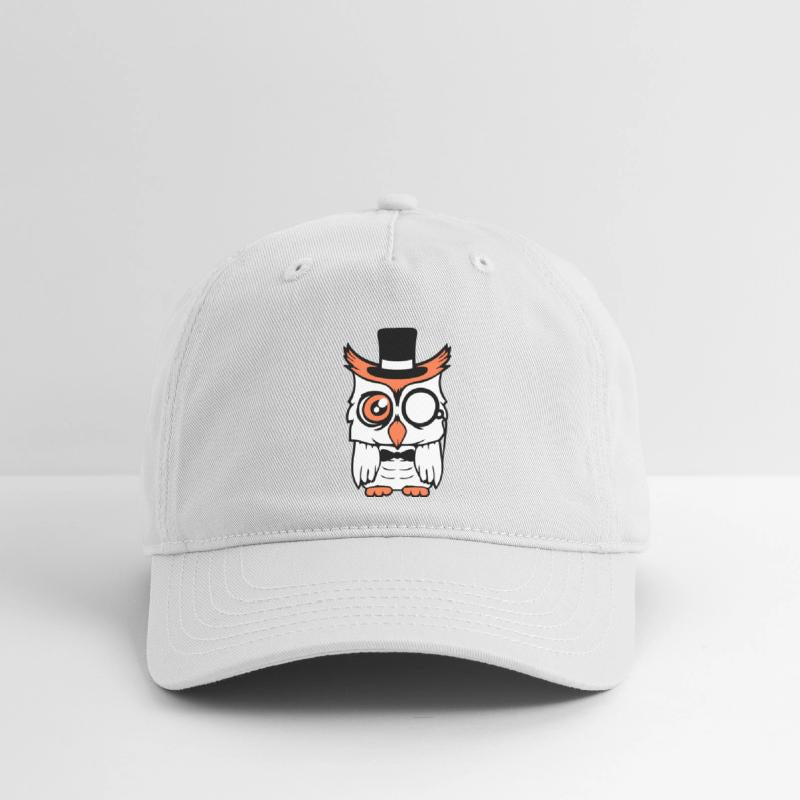 Sir owl top hat monocle glasses rich gentleman fun