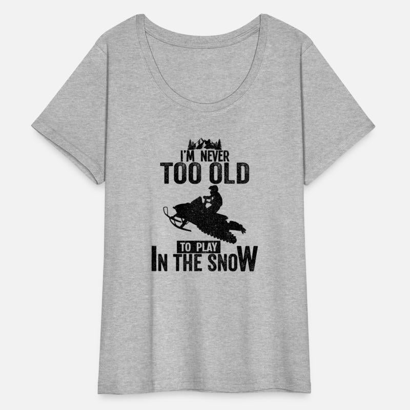 Snowmobile Ride T-Shirt Snowmobiling Riding Snow