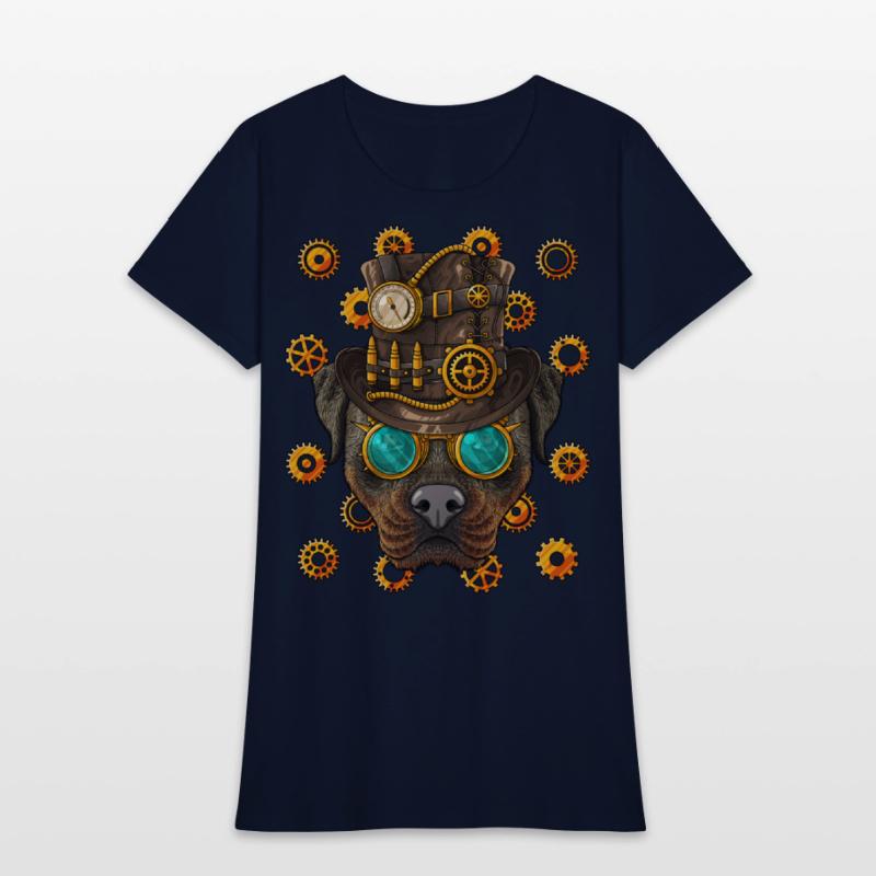 Steampunk Rottweiler Medieval Victorian Steam Powe
