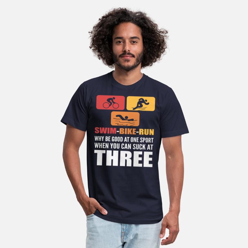 Swim Bike Run Funny Triathlon