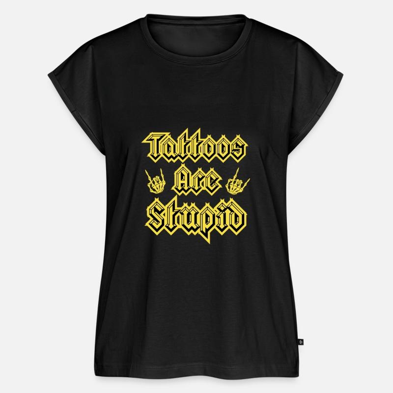 Tattoos are stupid Rock Design