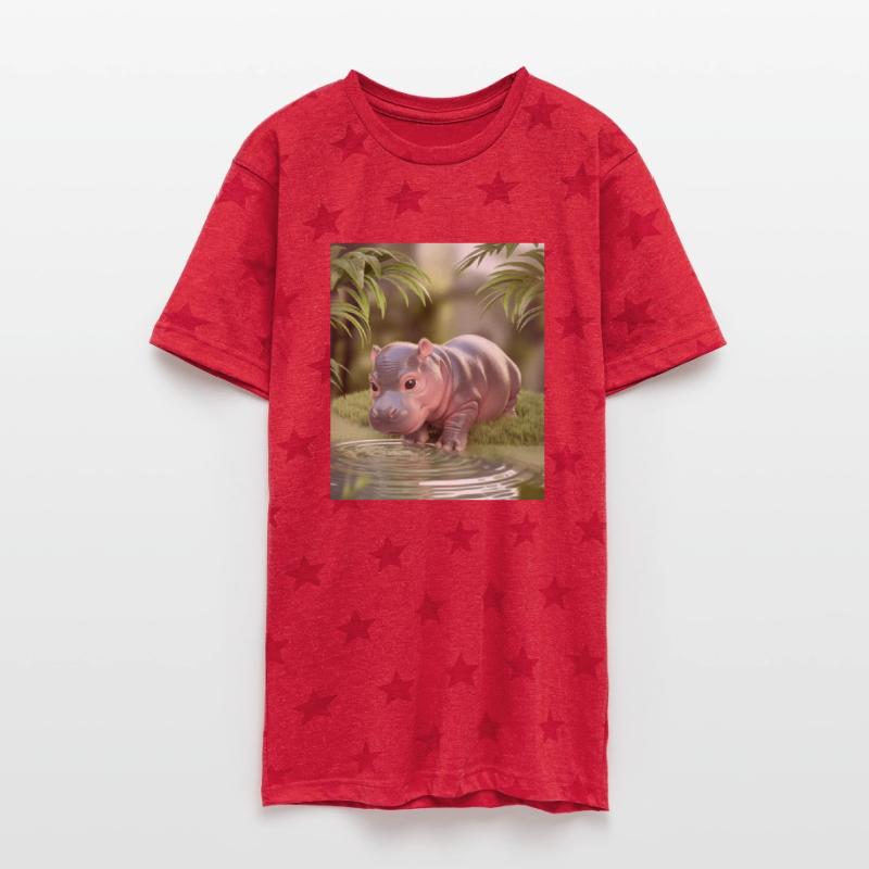 Thailand baby cute hippo, baby pygmy hippopotamus