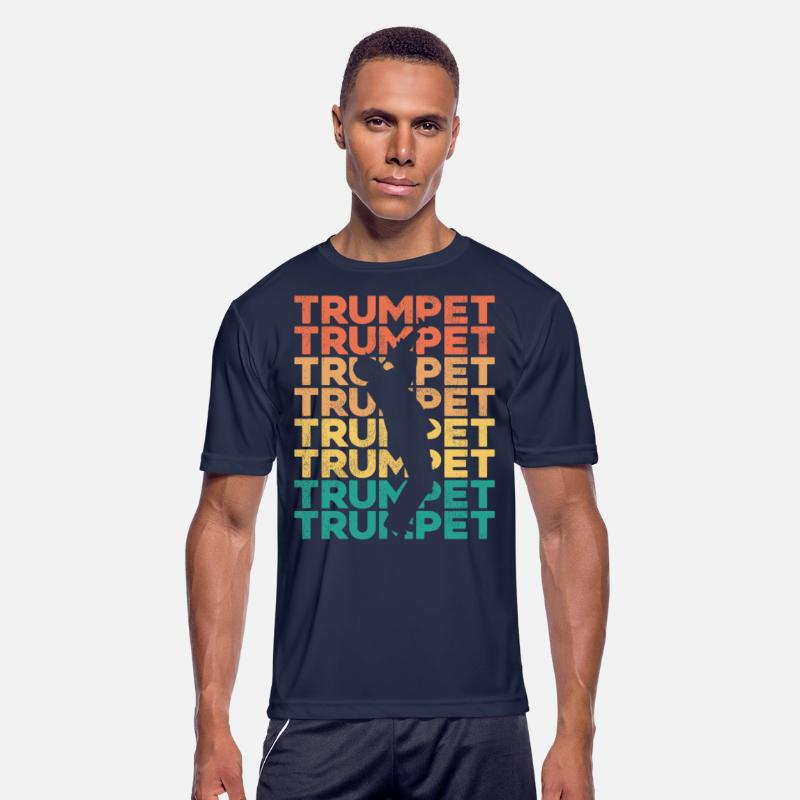 Trumpet Player Retro Vintage