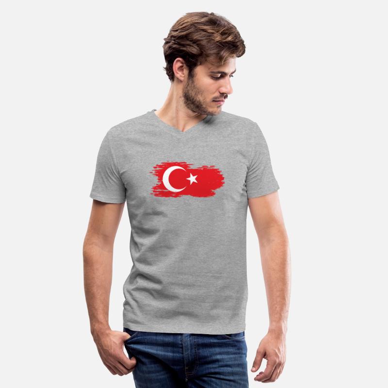 Turkey - national flag, brush effect