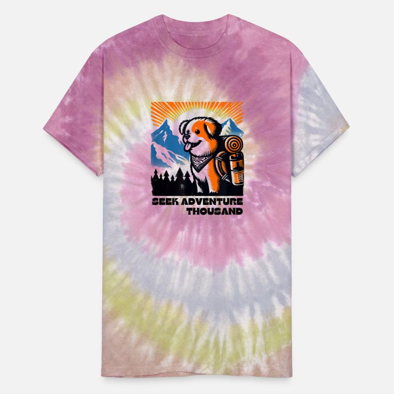 Unisex camping vintage travel dog