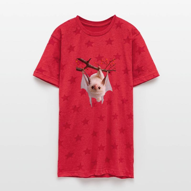 Upside-down White Bat