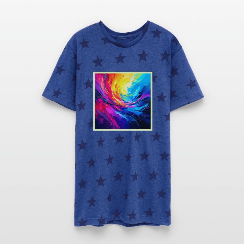 Vibrant Abstract Swirl