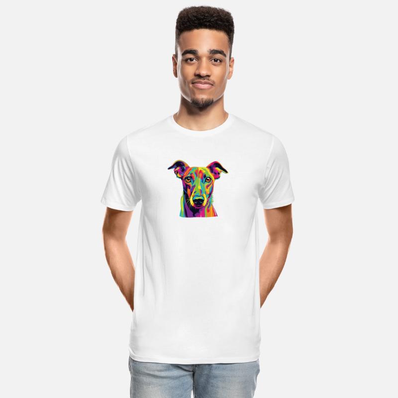 Watercolor Colorful Greyhound