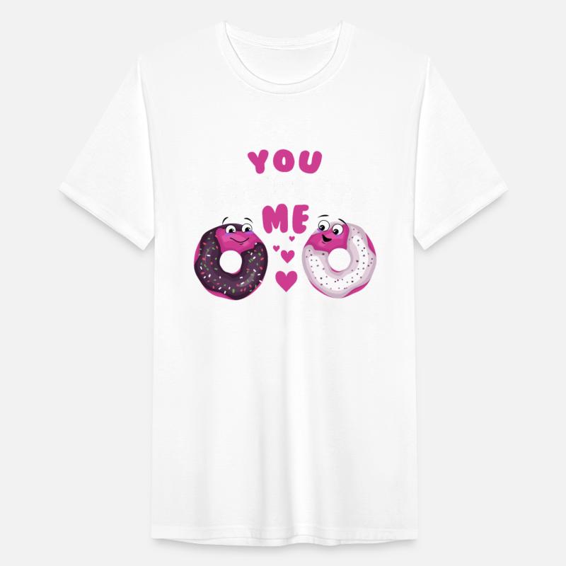 You complete me! Love donut couple Valentine's Day