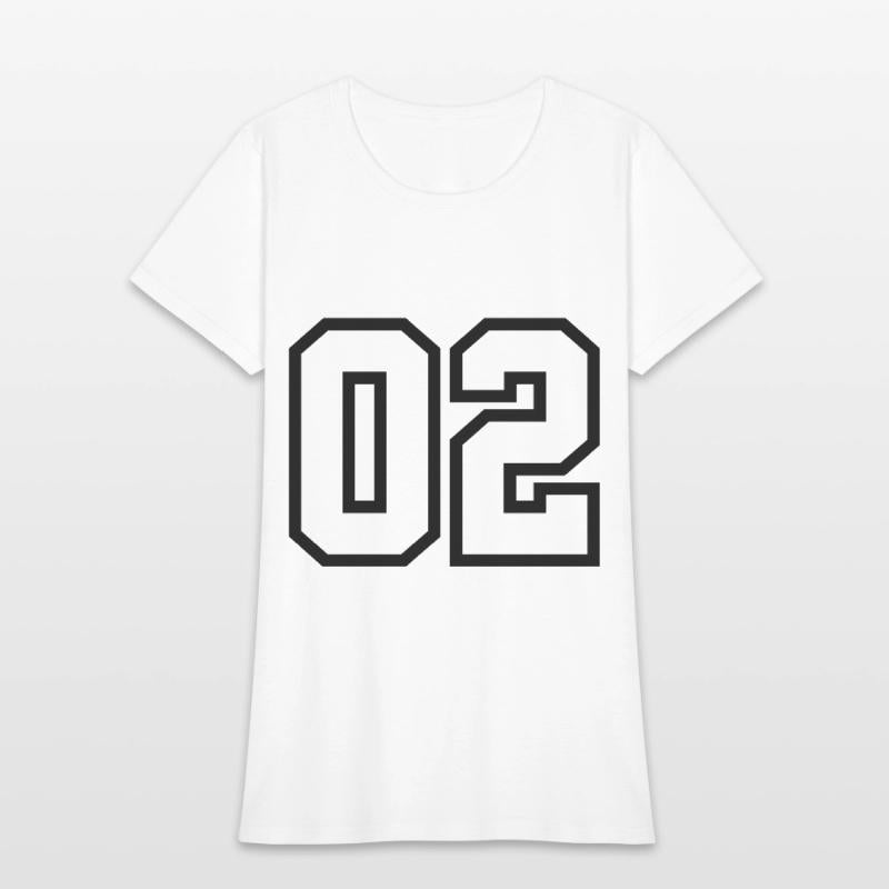 02, Number, Sports, Jersey, Team, Varsity