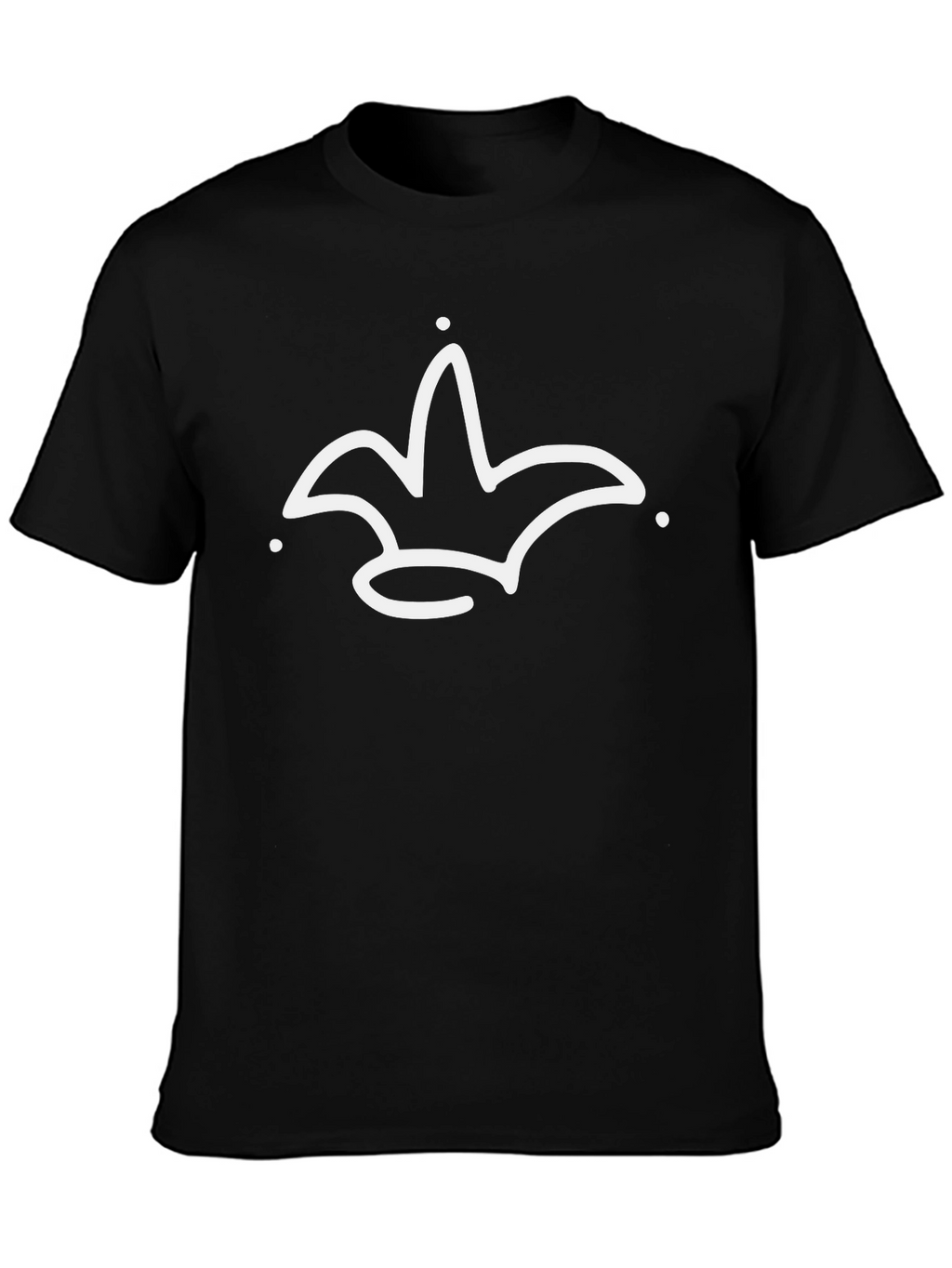 Crown Graphic Tee - Modern Minimalist Design