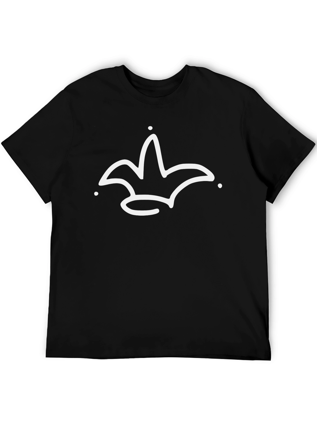 Crown Graphic Tee - Modern Minimalist Design