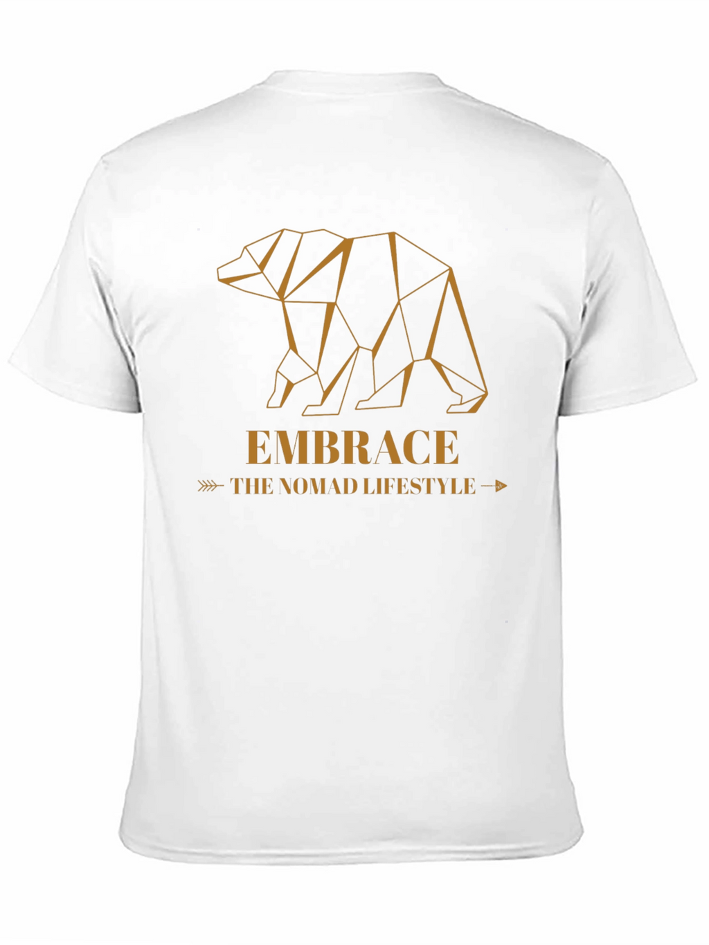 Geometric Bear Graphic Tee - Embrace the Nomad Lifestyle