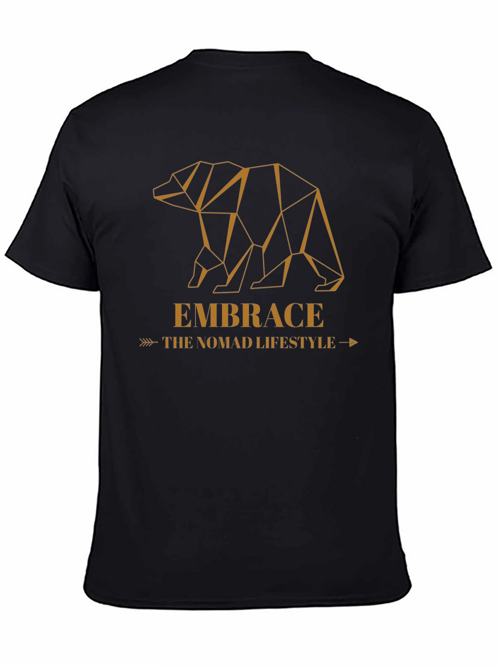 Geometric Bear Graphic Tee - Embrace the Nomad Lifestyle
