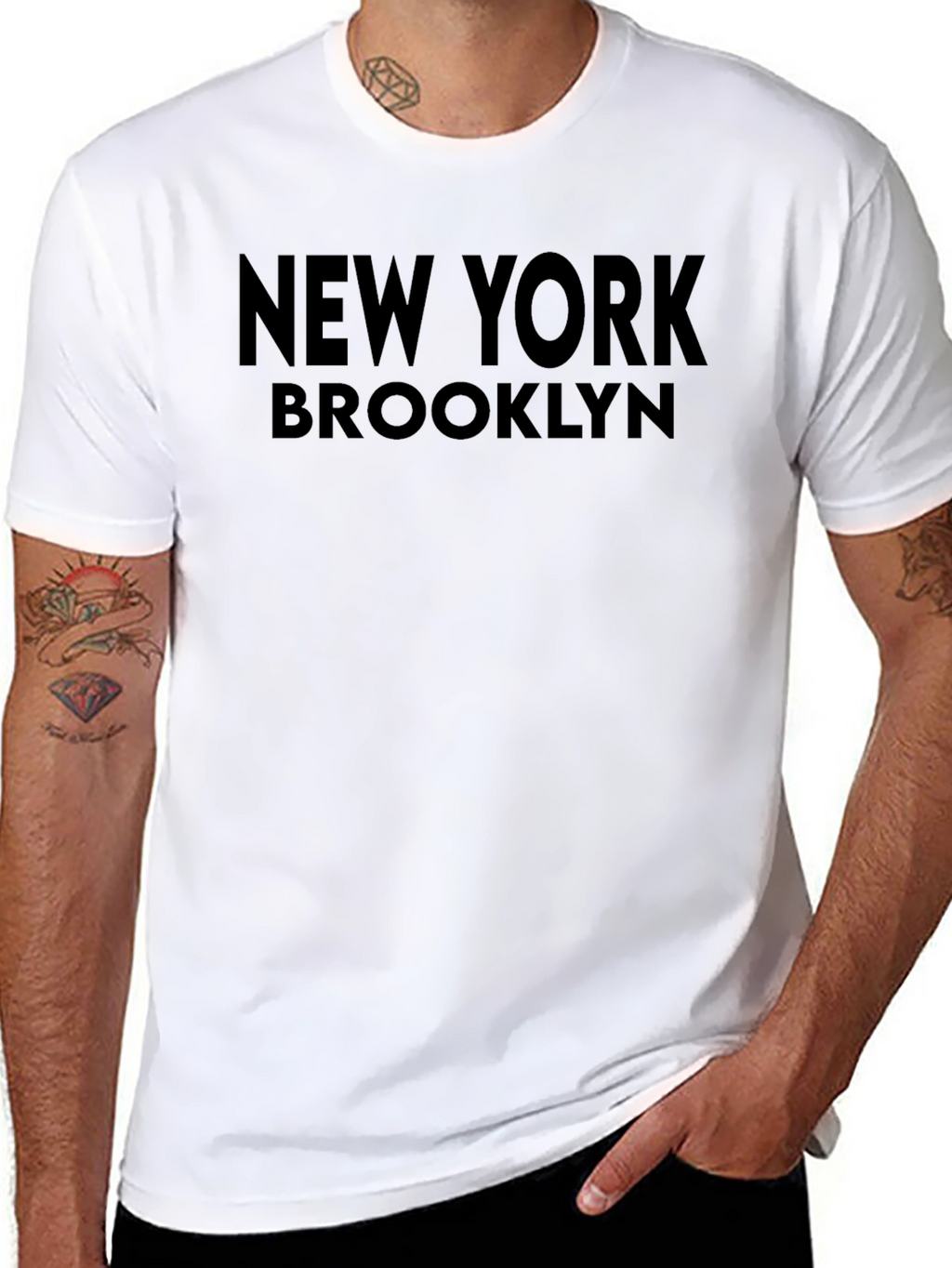New York Brooklyn Mens Graphic Tee