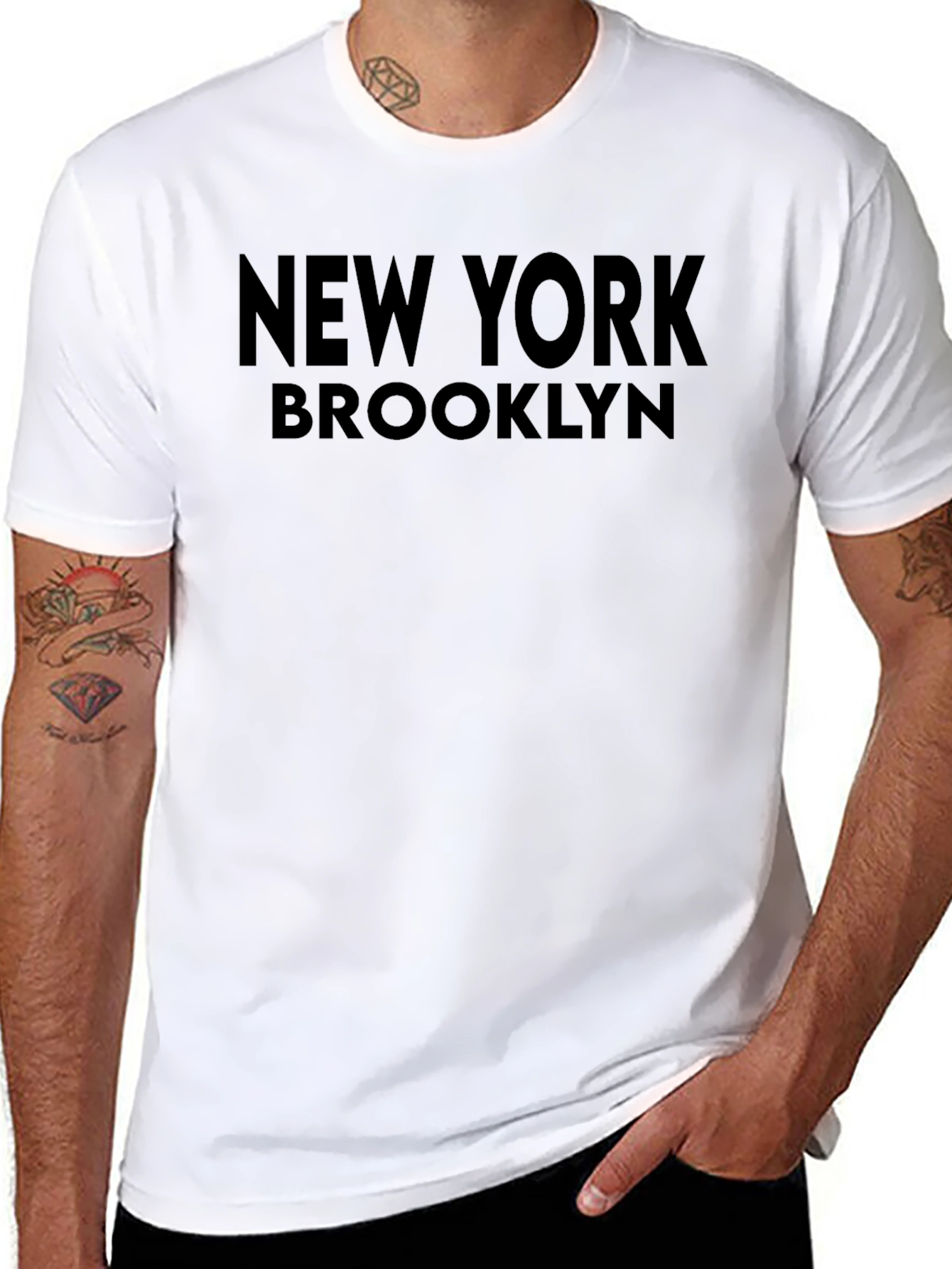 New York Brooklyn Mens Graphic Tee