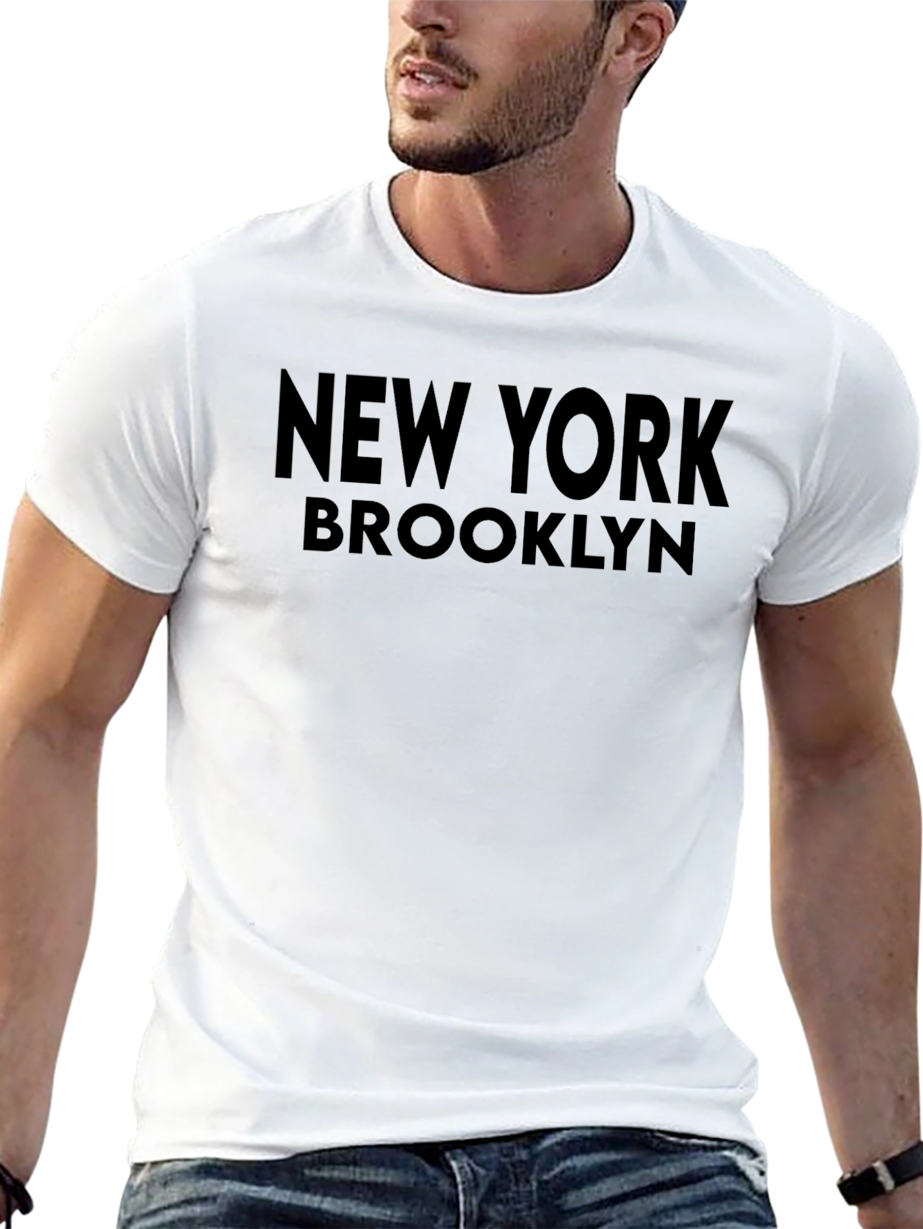 New York Brooklyn Mens Graphic Tee