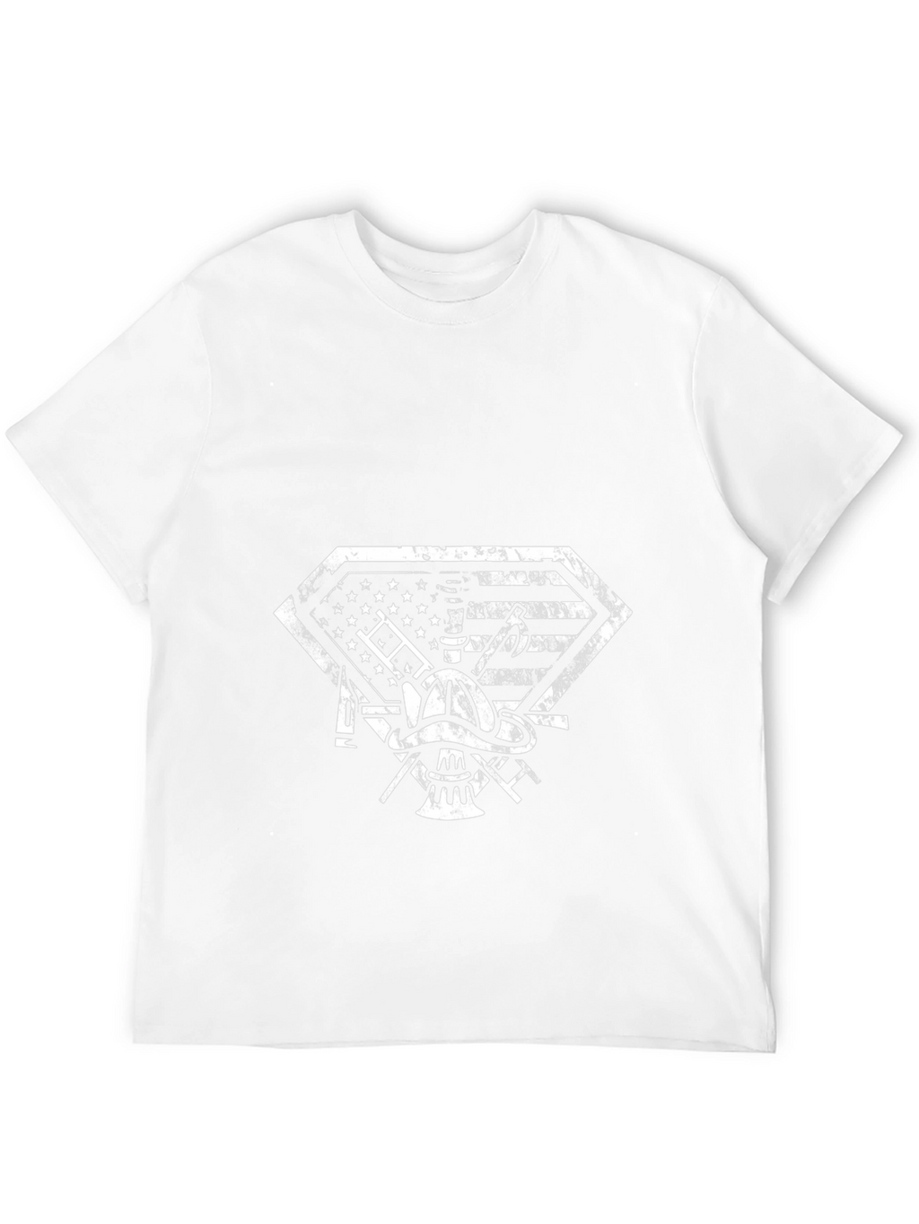 Firefighter Shield Graphic T-Shirt - Black