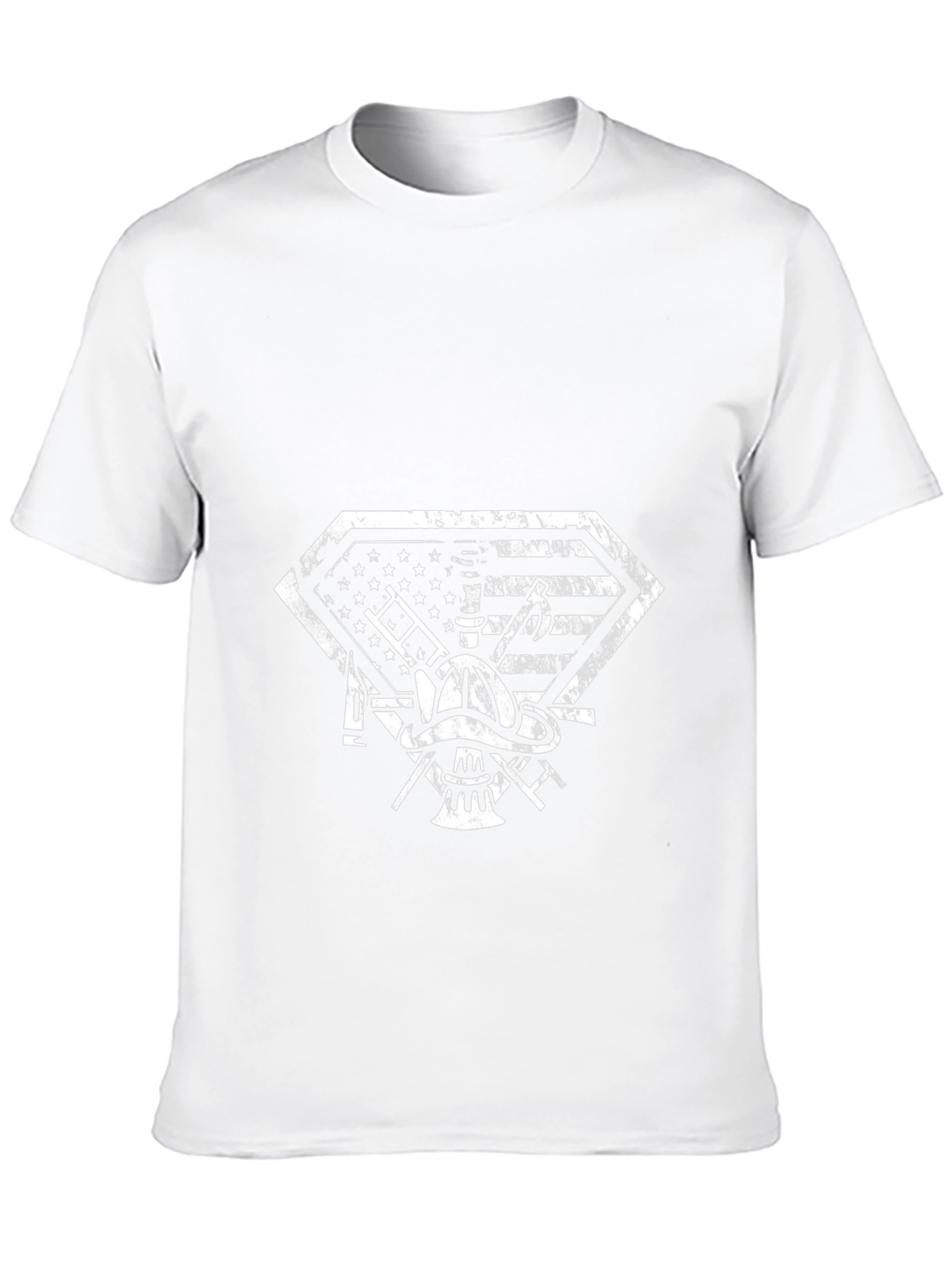 Firefighter Shield Graphic T-Shirt - Black