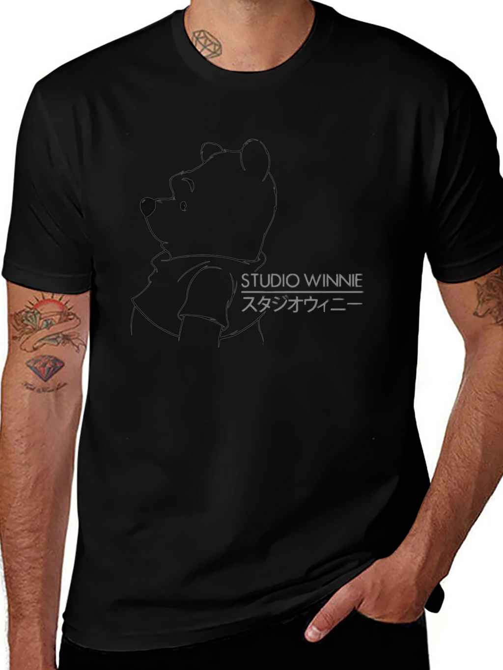 Studio Winnie Graphic Tee - Classic Black