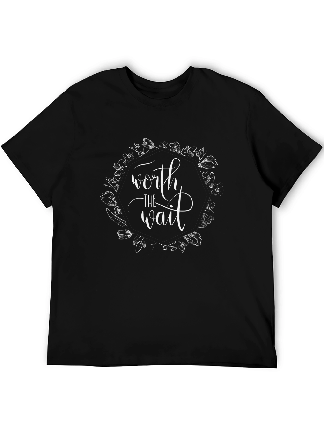 Worth The Wait Graphic Tee - Stylish Comfort