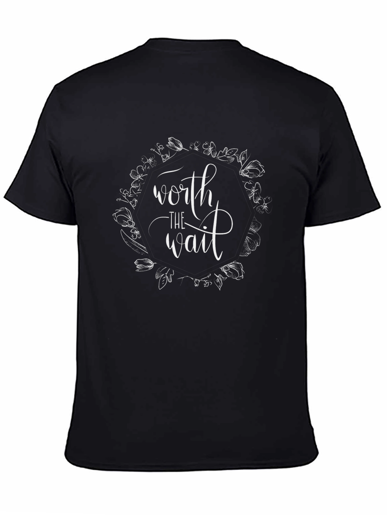 Worth The Wait Graphic Tee - Stylish Comfort