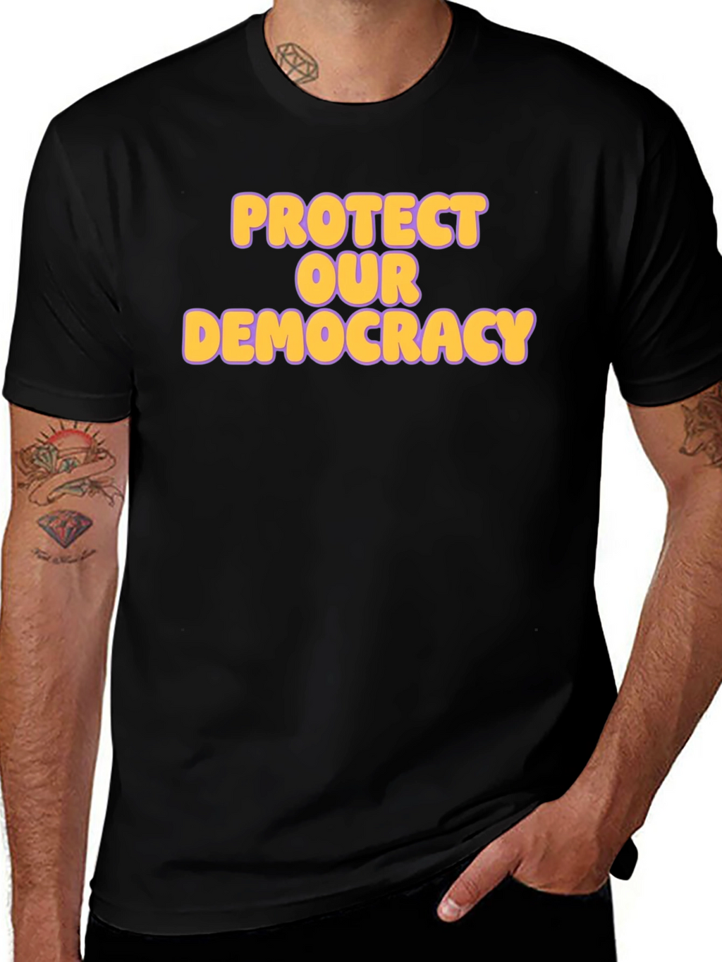 Protect Our Democracy Graphic T-Shirt
