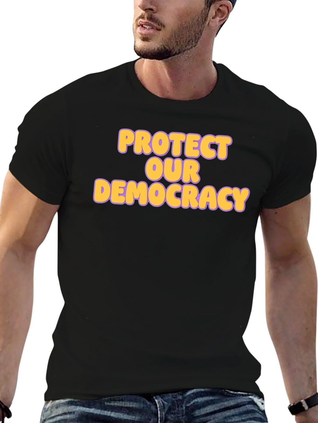 Protect Our Democracy Graphic T-Shirt