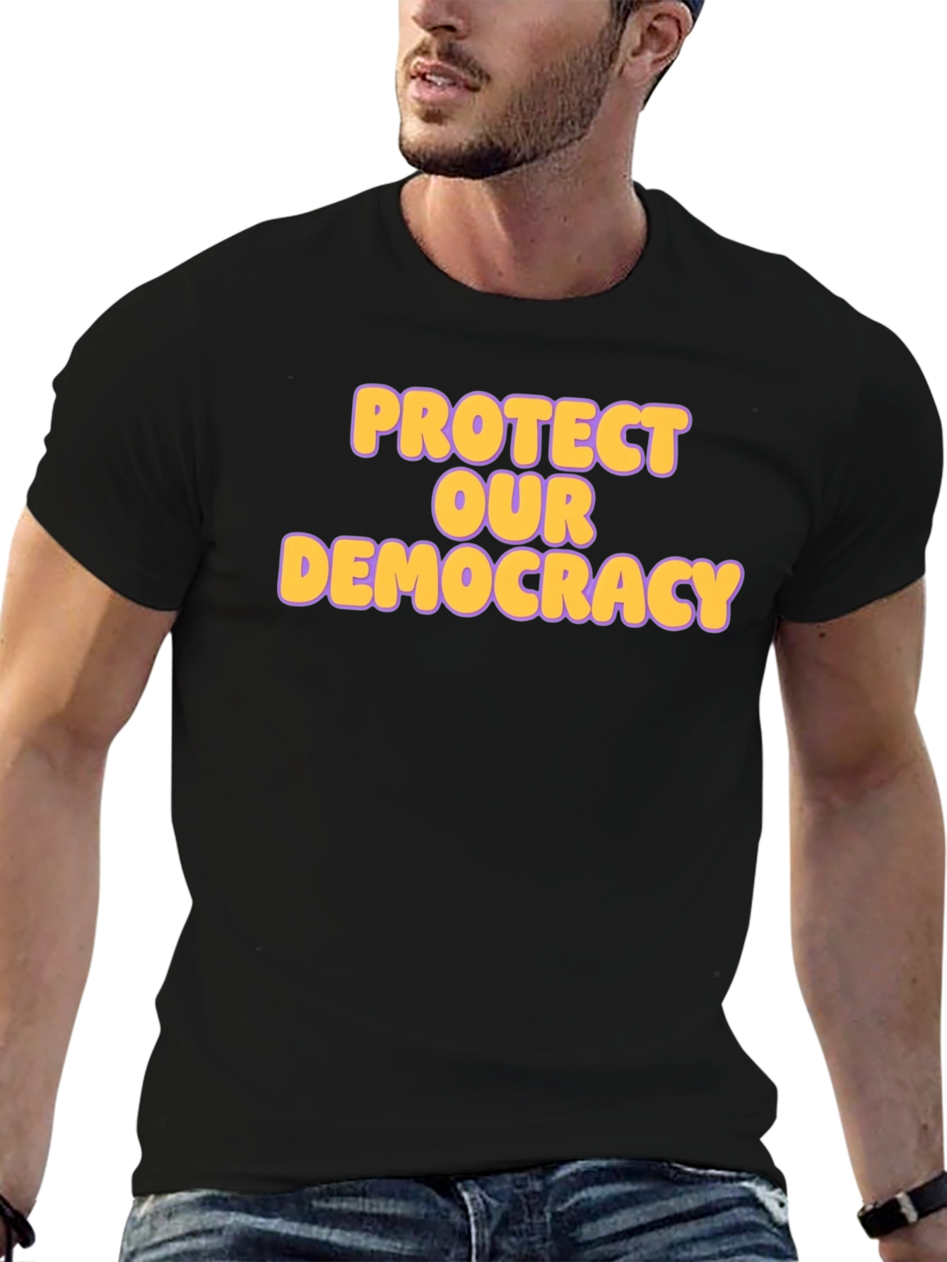 Protect Our Democracy Graphic T-Shirt