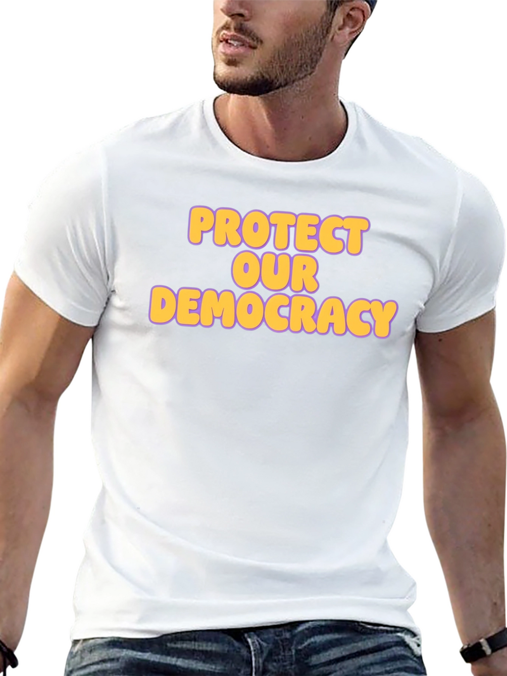 Protect Our Democracy Graphic T-Shirt